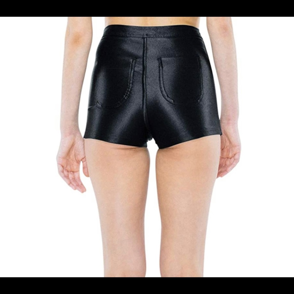 American Apparel High Waist Disco Pinup Shorts